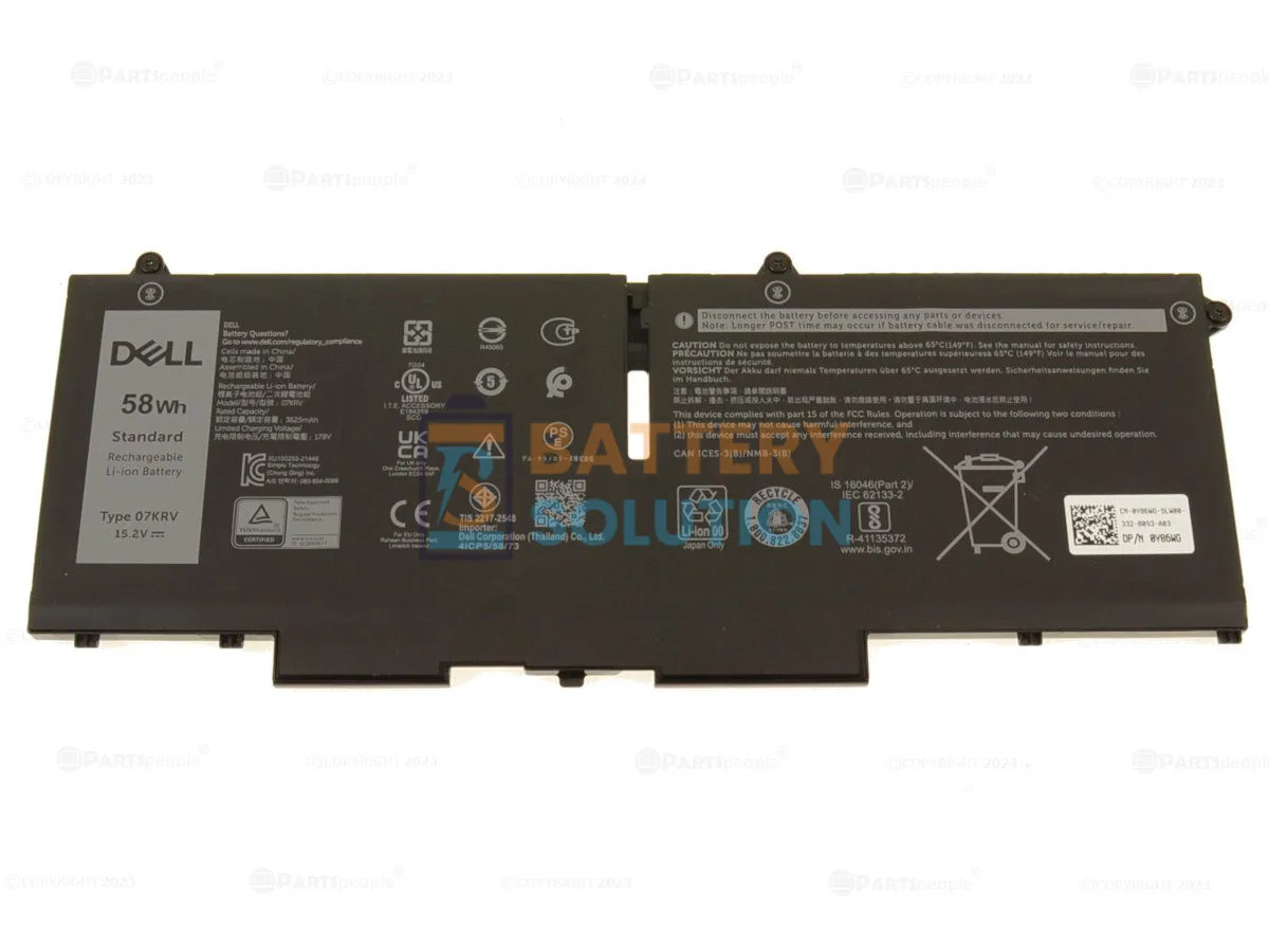 Dell 07KRV Laptop Battery