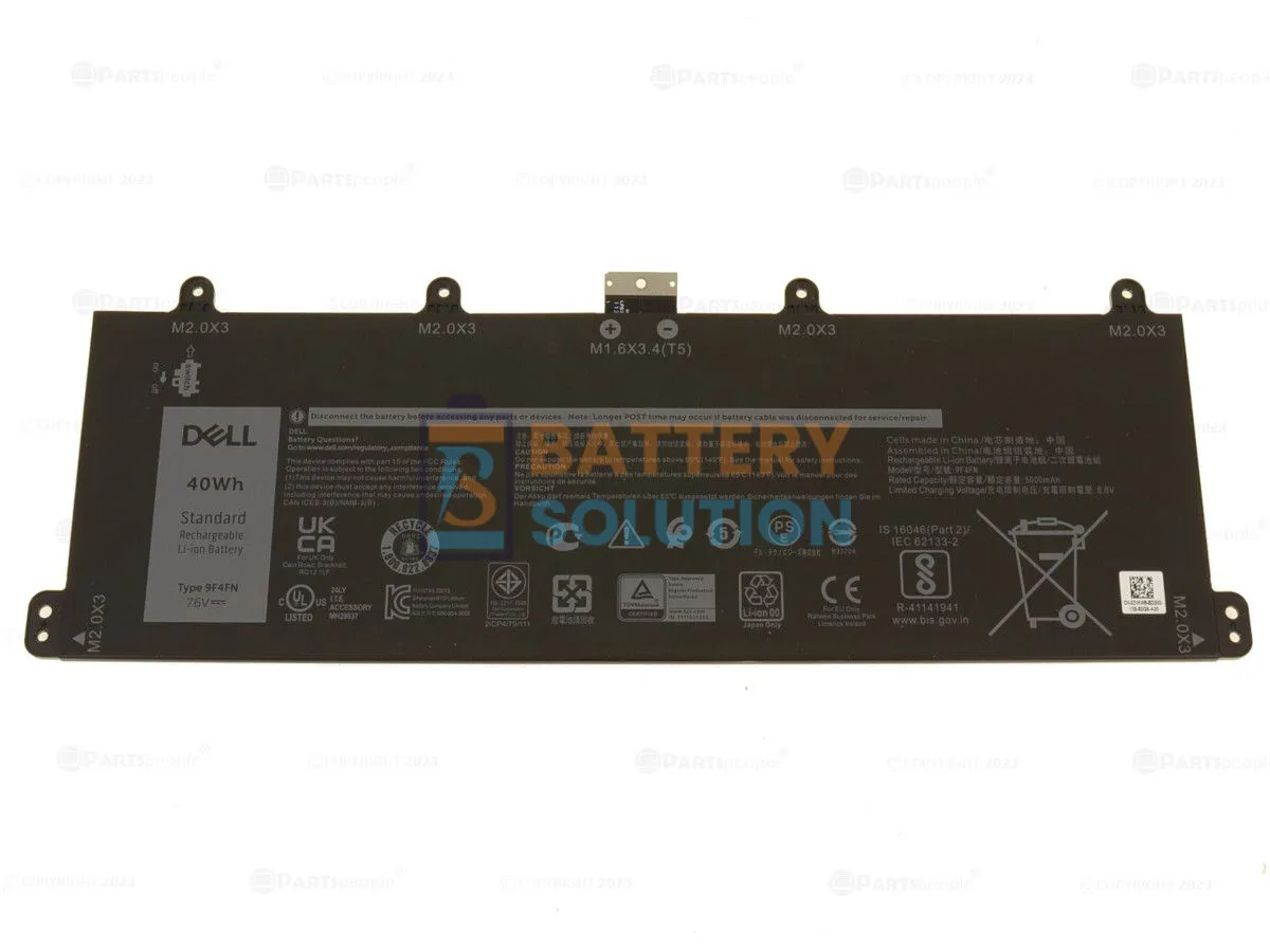 Dell 9F4FN Laptop Battery