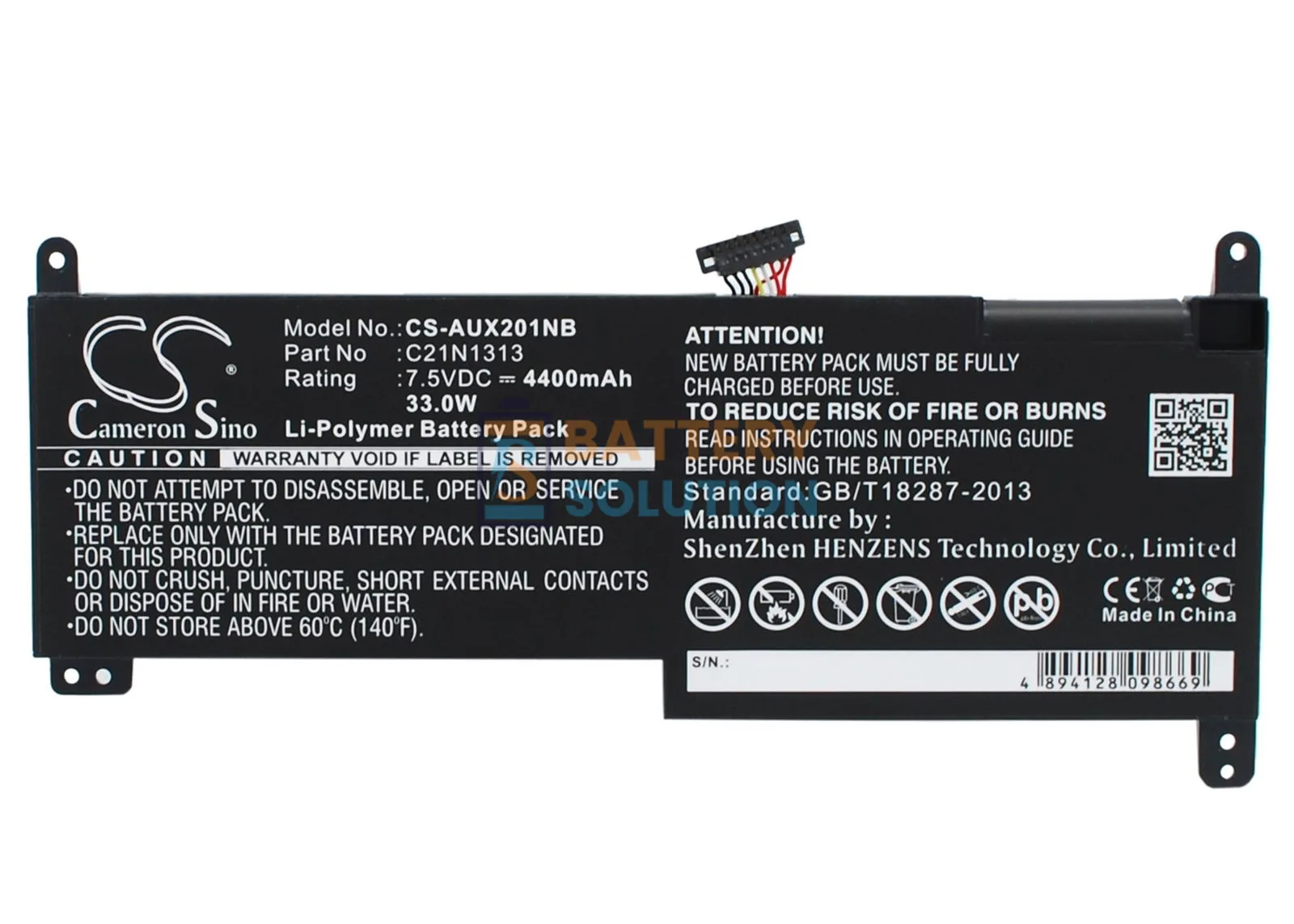 Asus C21N1313 ল্যাপটপ ব্যাটারি