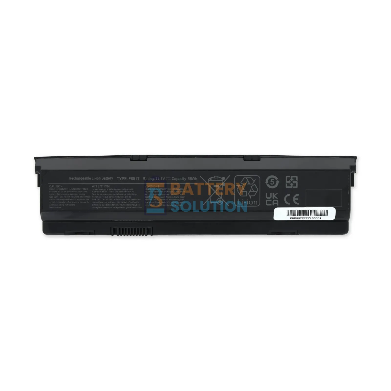 Dell F681T ল্যাপটপ ব্যাটারি