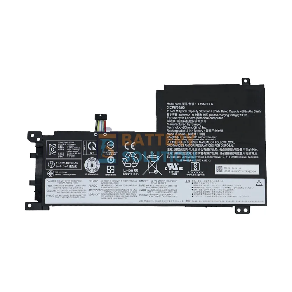 Lenovo L19C3PF5 ল্যাপটপ ব্যাটারি