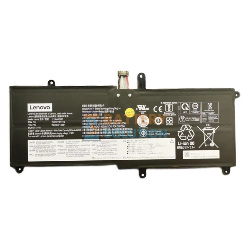 Lenovo L19C4PG1 Laptop Battery