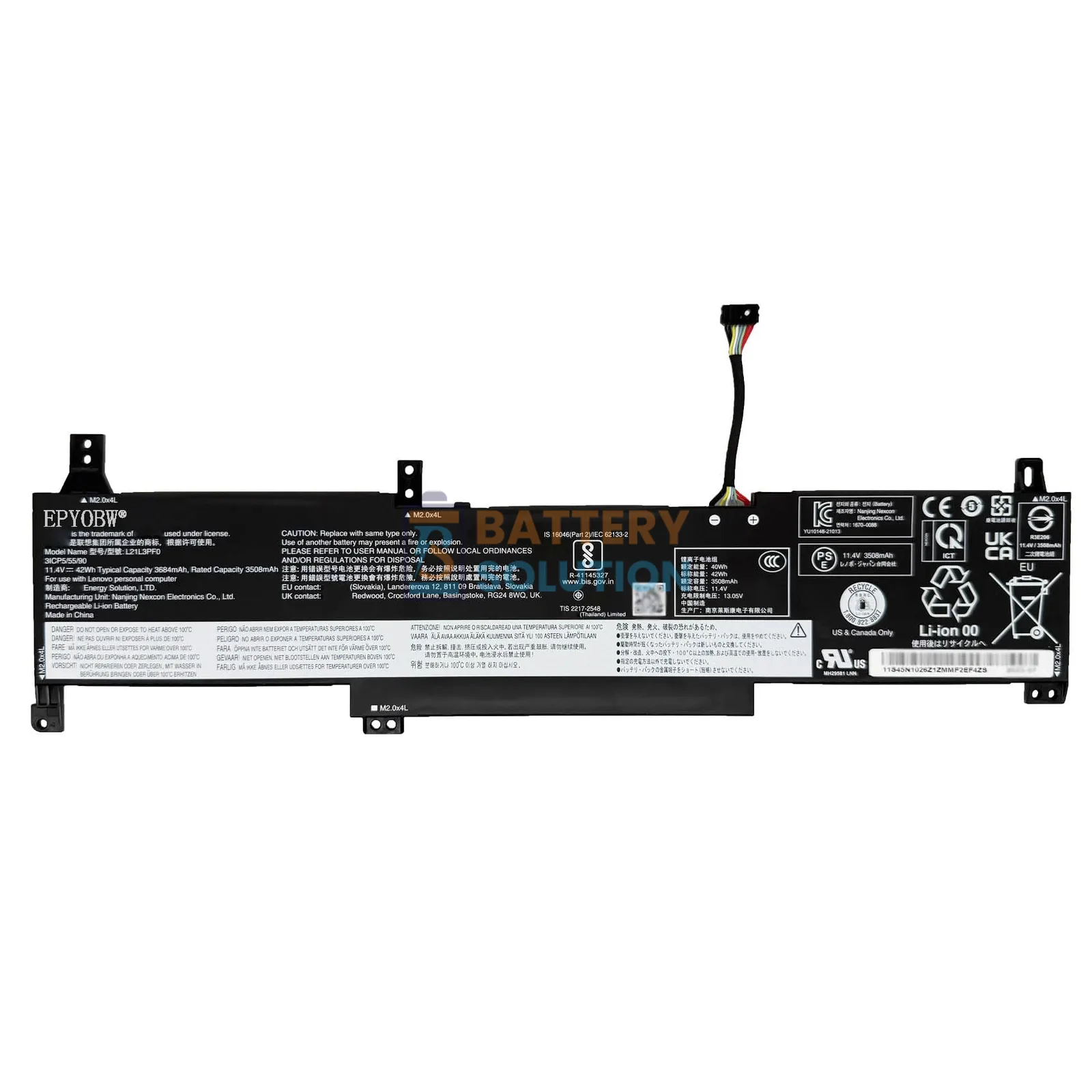 Lenovo L21C3PF0 Laptop Battery