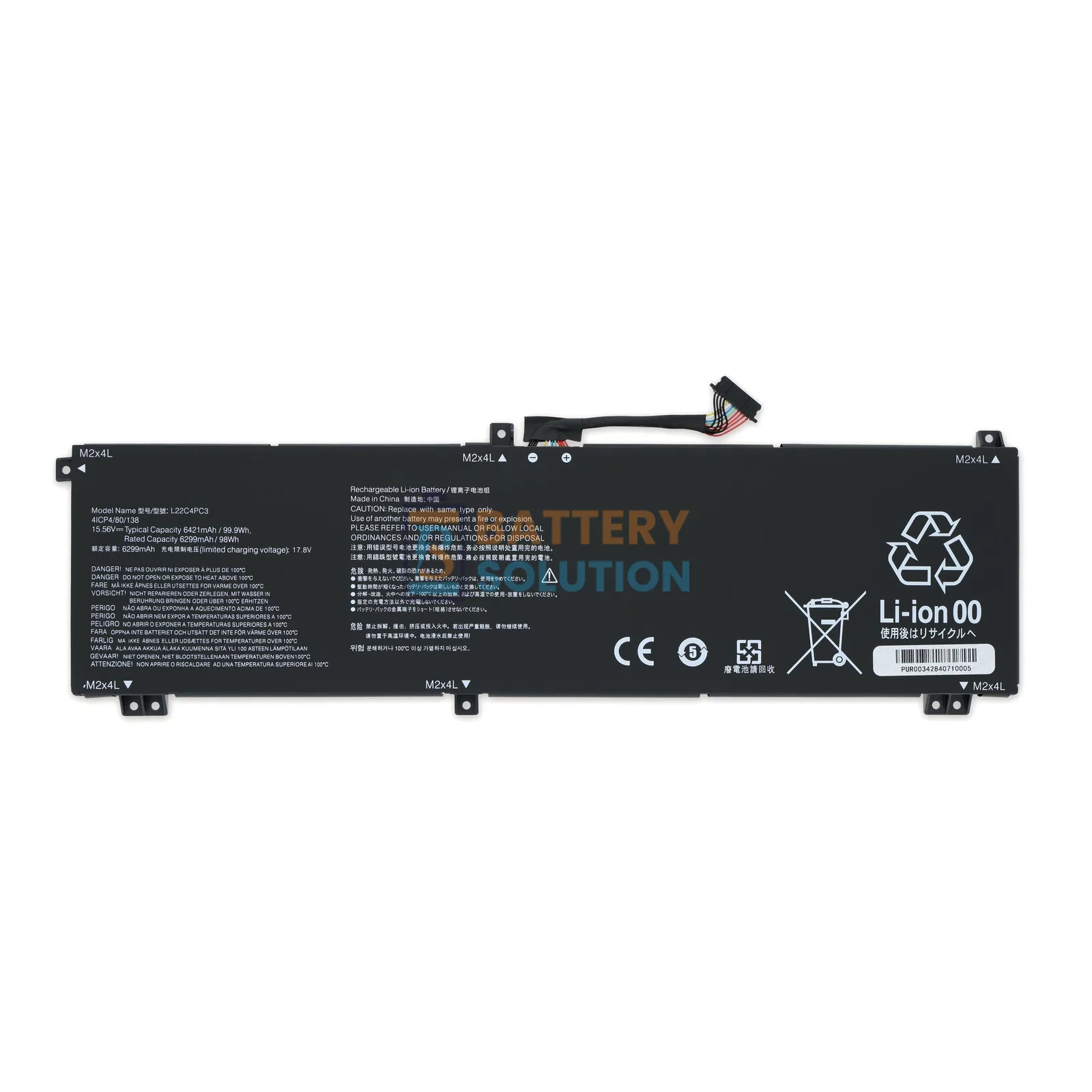 Lenovo L22D4PC3 Laptop Battery