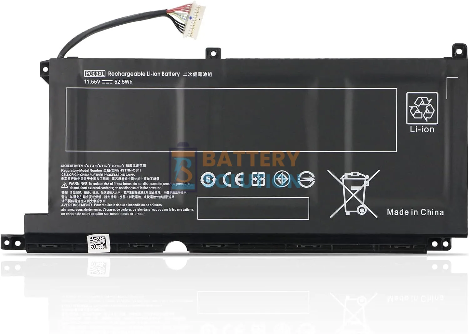 HP PG03XL ল্যাপটপ ব্যাটারি