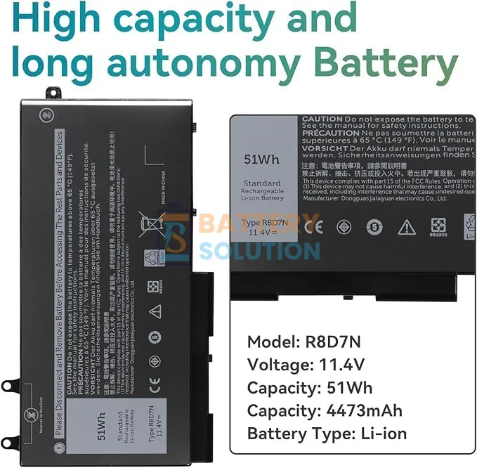 Dell R8D7N Laptop Battery