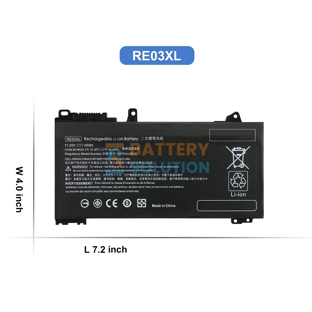 HP RE03XL ল্যাপটপ ব্যাটারি