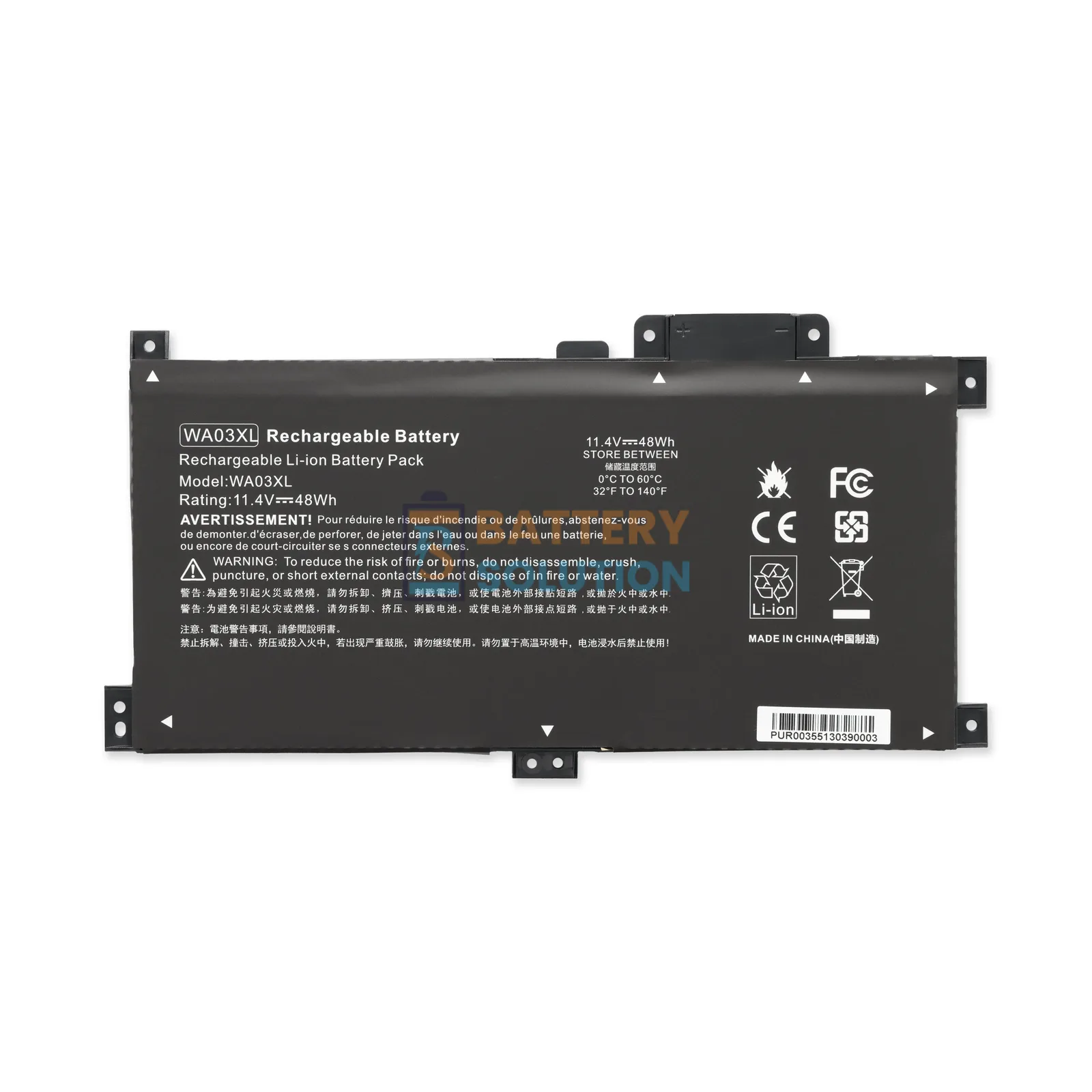 HP WA03XL Laptop Battery
