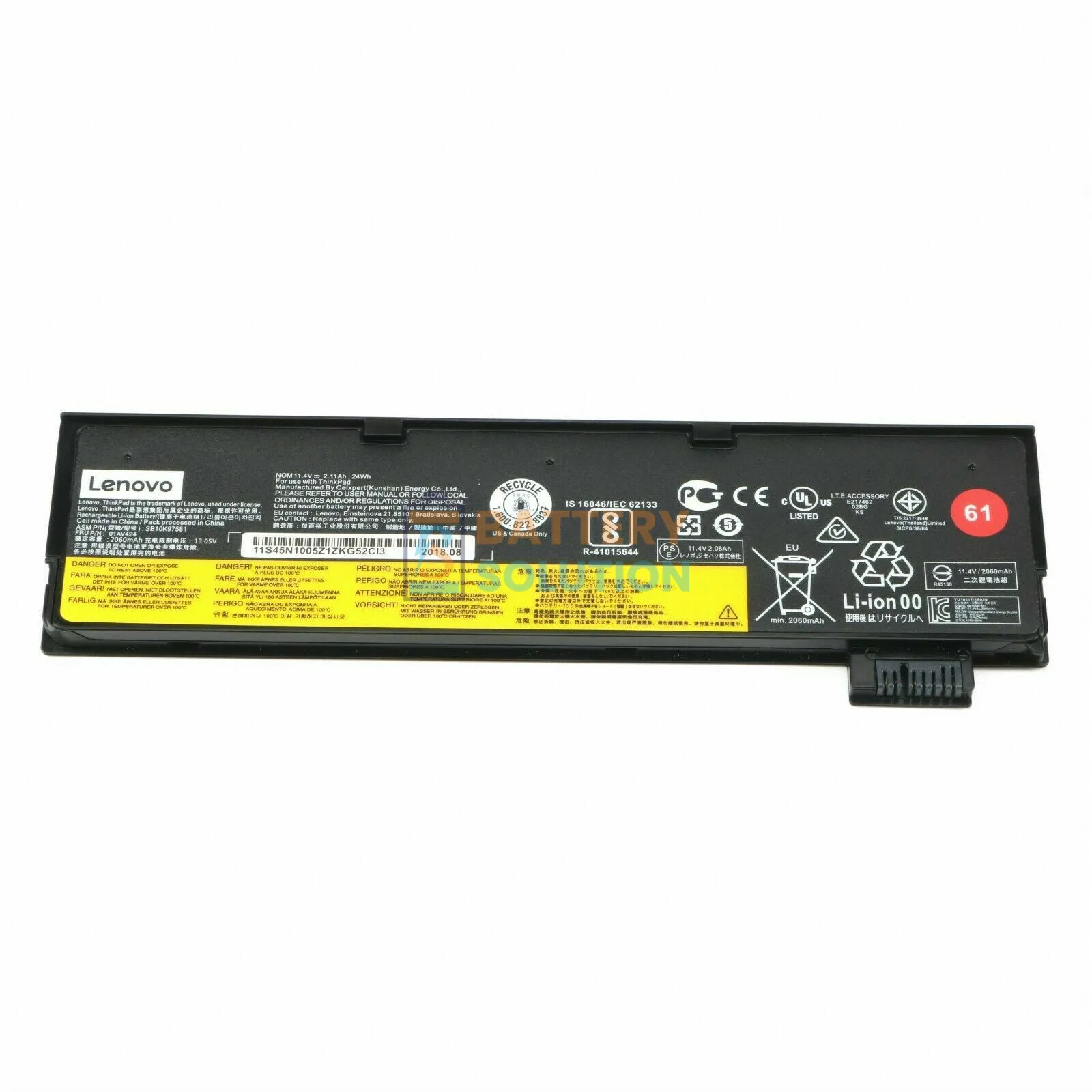 Lenovo 01AV424 61 Laptop Battery