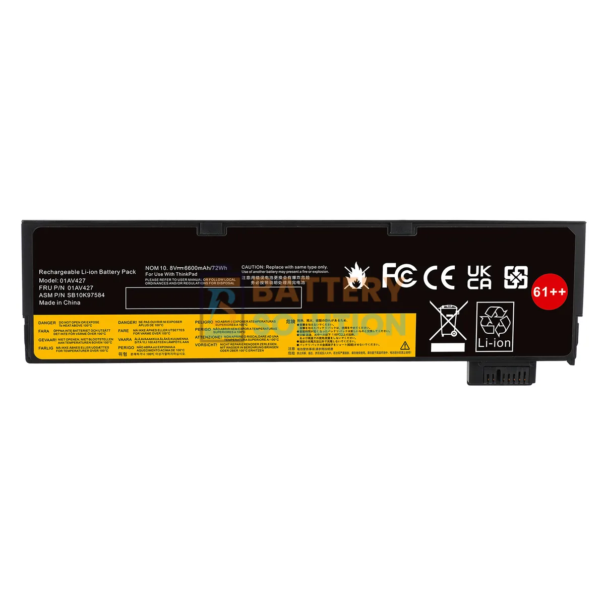 Lenovo 01AV427 61++ Laptop Battery