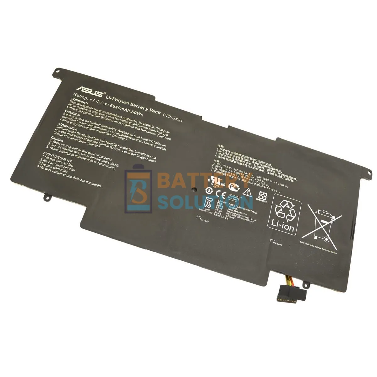 Asus C22-UX31 ল্যাপটপ ব্যাটারি