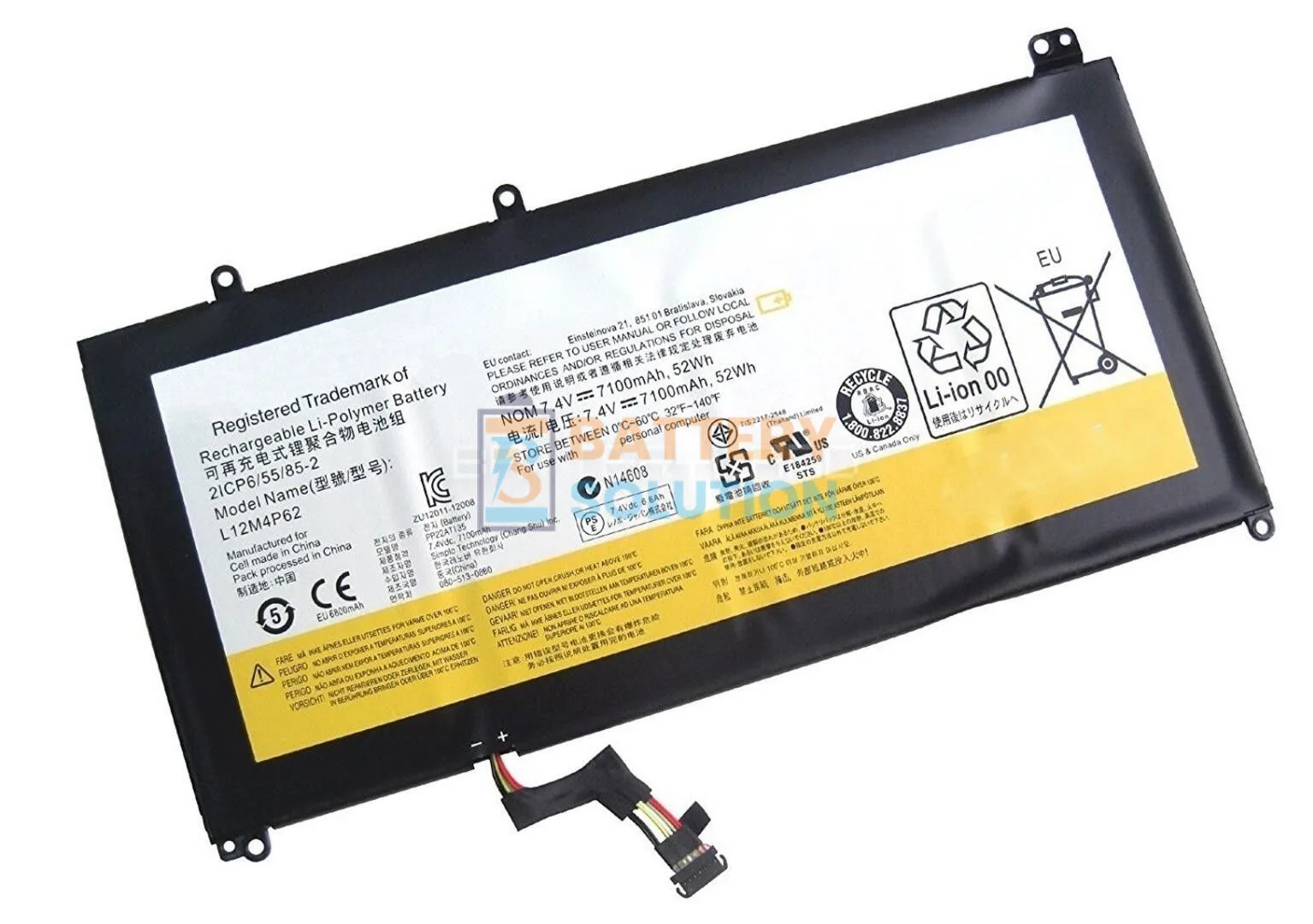 Lenovo L12M4P62 ল্যাপটপ ব্যাটারি