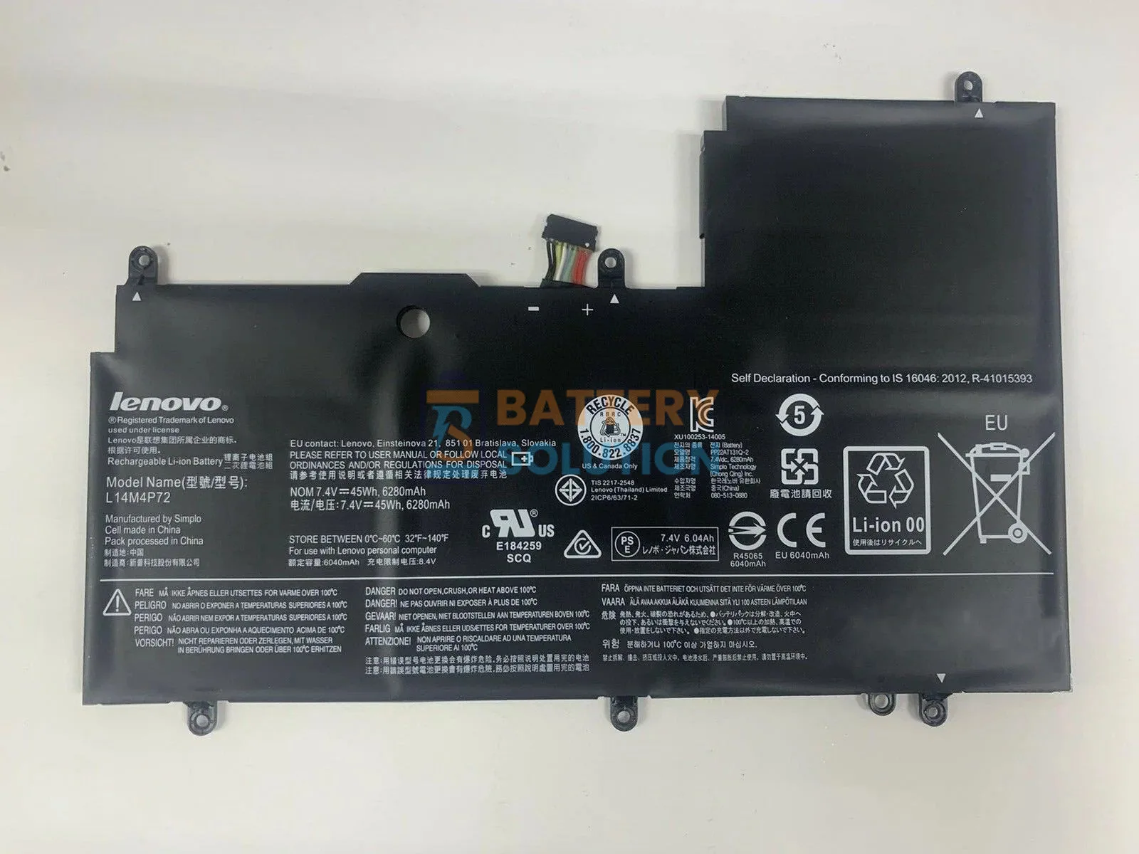 Lenovo L14M4P72 Laptop Battery