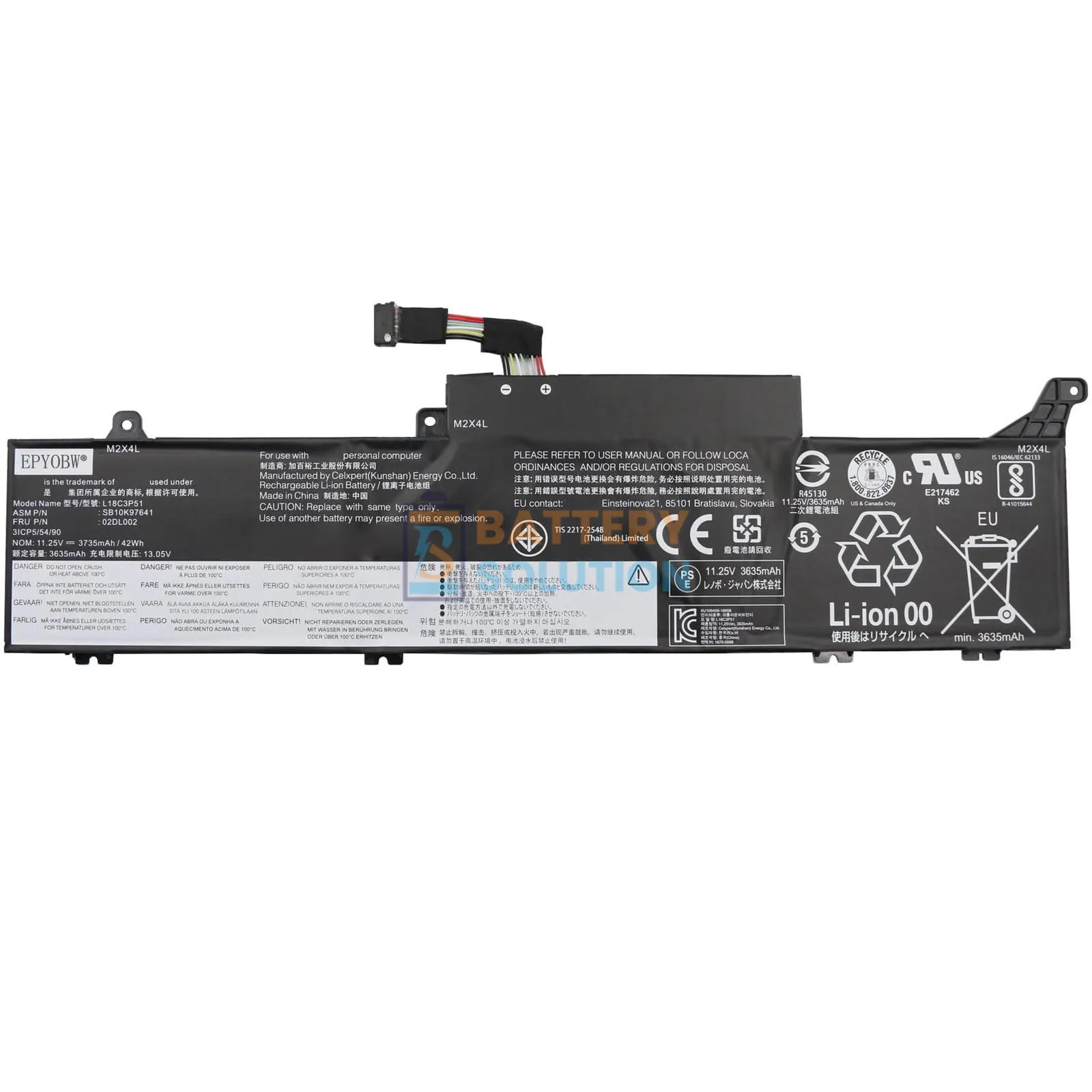 Lenovo L18C3P51 Laptop Battery