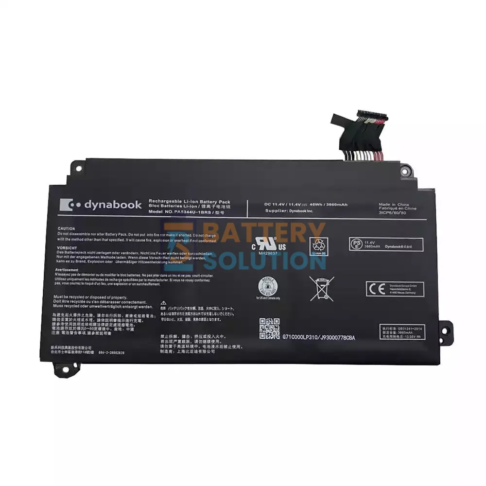 Toshiba PA5344U-1BRS ল্যাপটপ ব্যাটারি